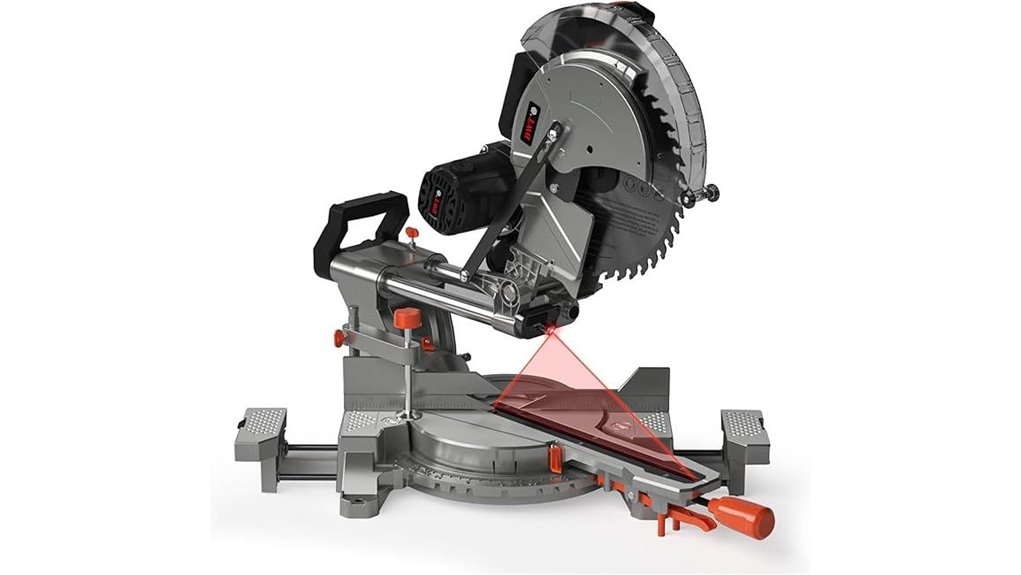 12 inch miter saw with laser