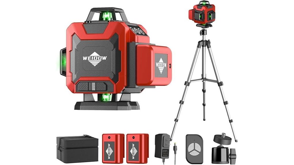 4d laser level tripod