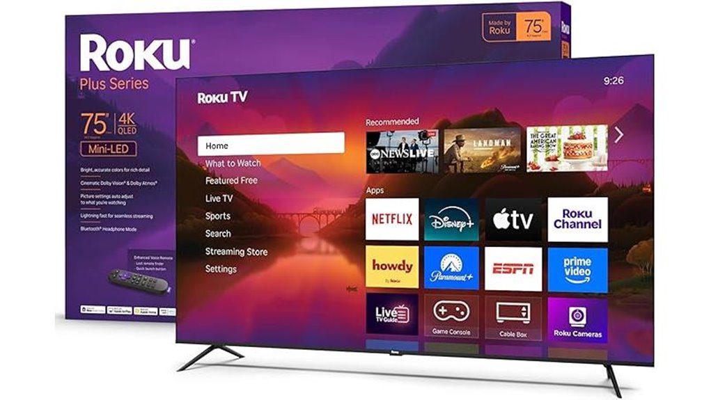 75 inch qled smart tv