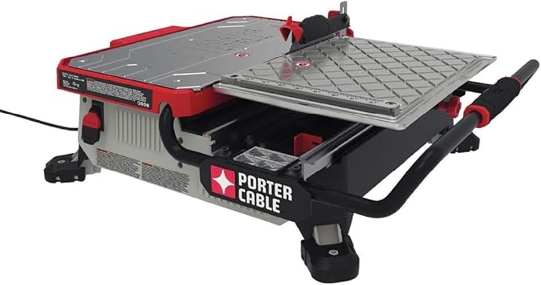 7 inch wet tile saw