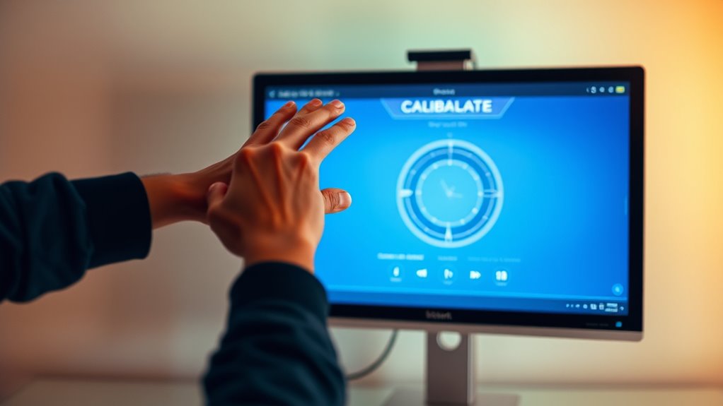 access monitor calibration settings
