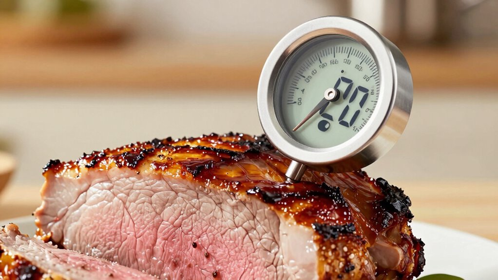 adjust cooking time based thermometer