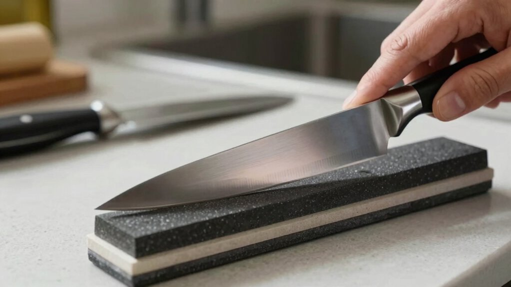 adjust sharpening angle based tasks