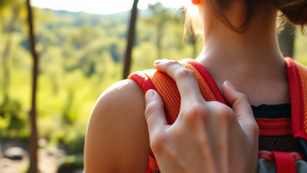 adjust shoulder straps properly