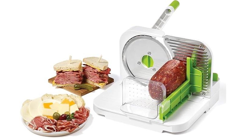adjustable thickness deli slicer