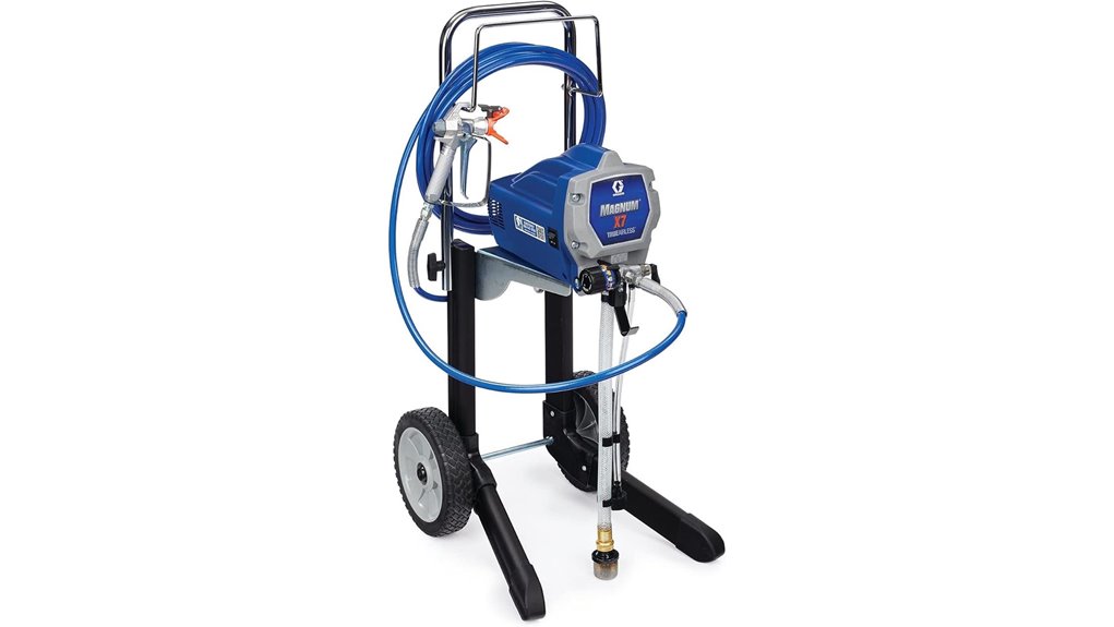 airless paint sprayer cart