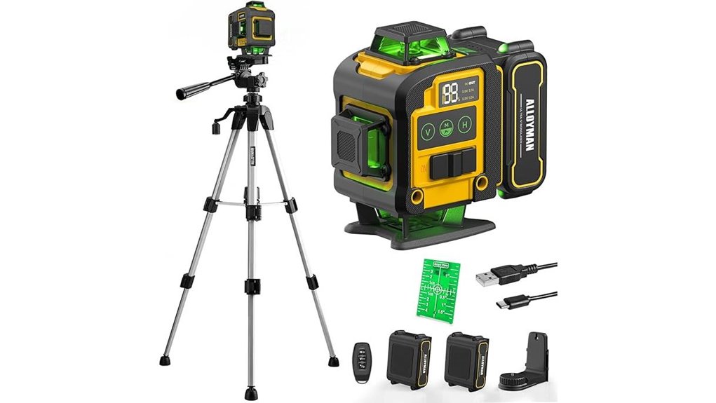 alloyman laser level tripod