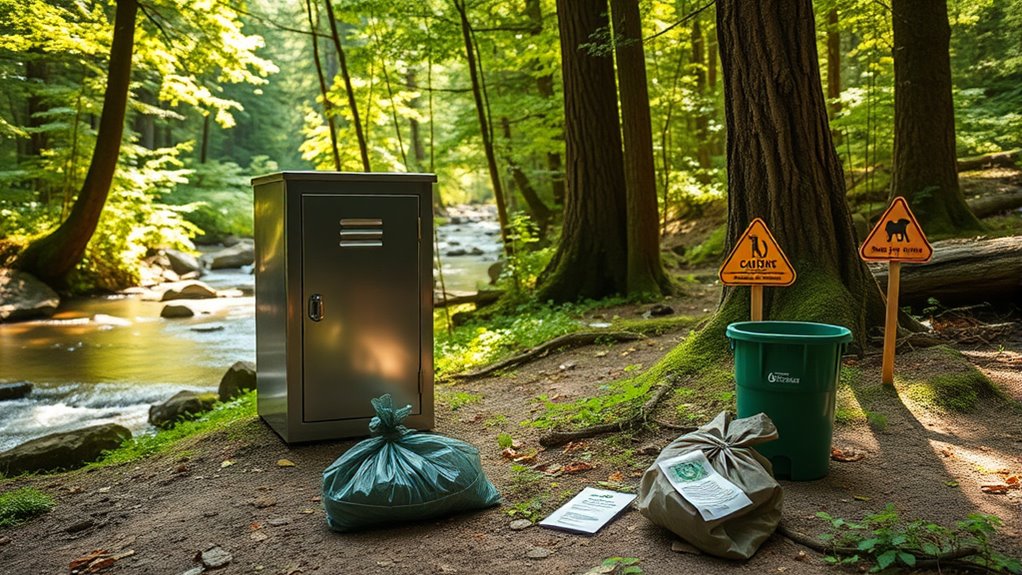 bear proof waste disposal techniques