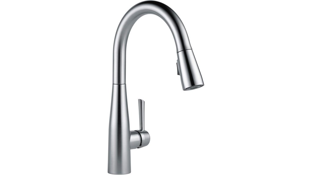 brushed nickel kitchen faucet