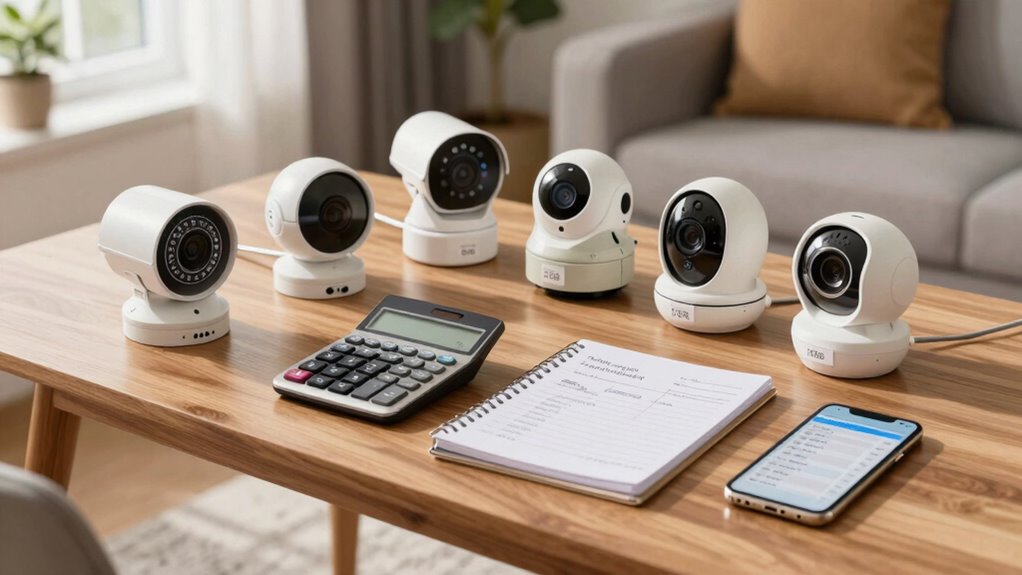 budgeting for security cameras