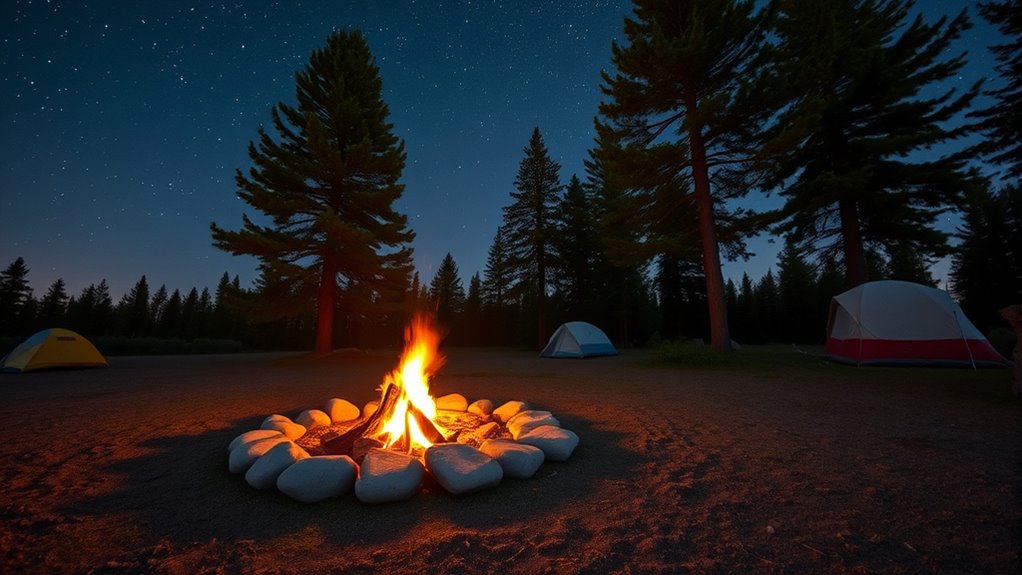 campfire safety location guidelines