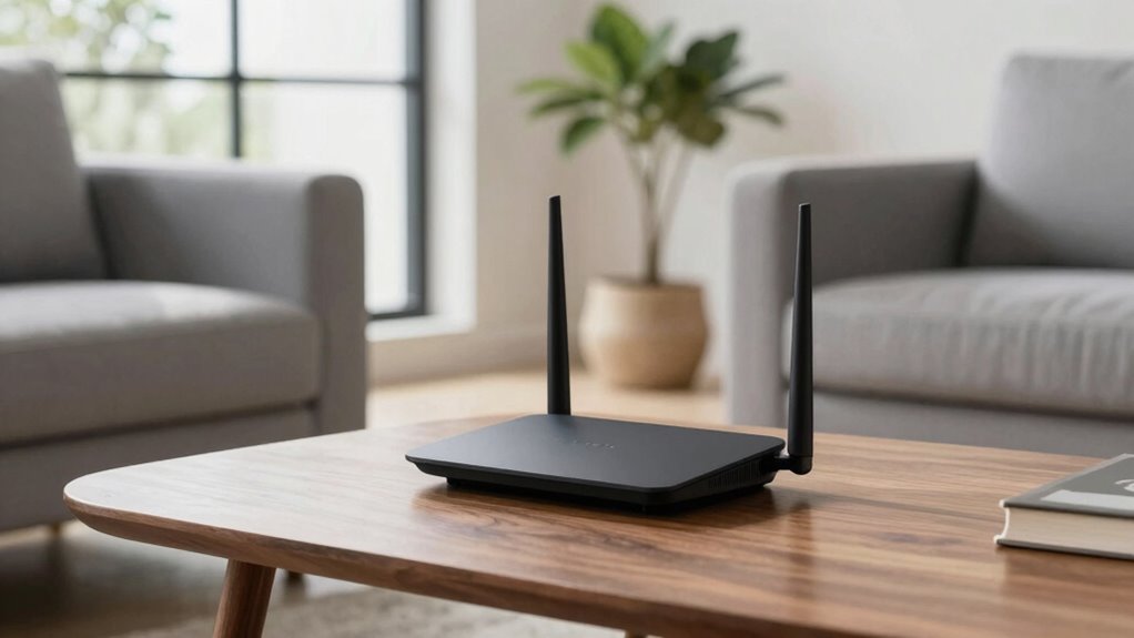 central elevated unobstructed placement