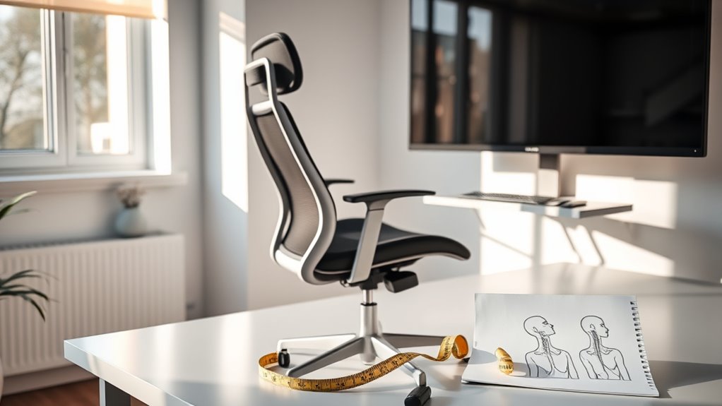 chair height impacts monitor alignment