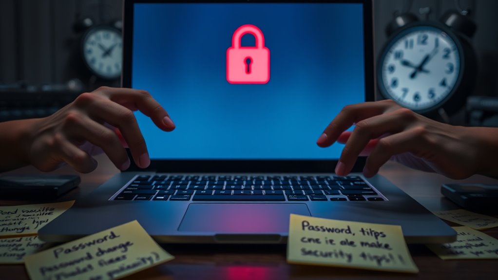 change passwords for security