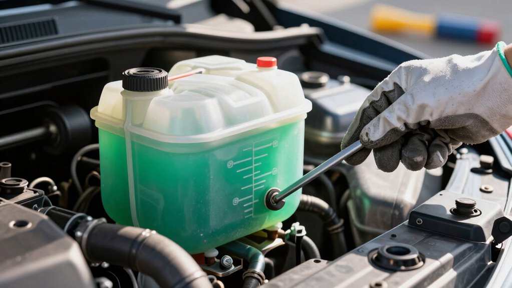check coolant levels regularly