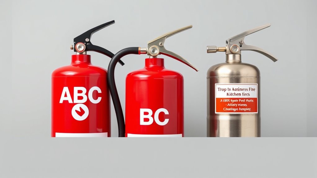 choose extinguisher for hazards