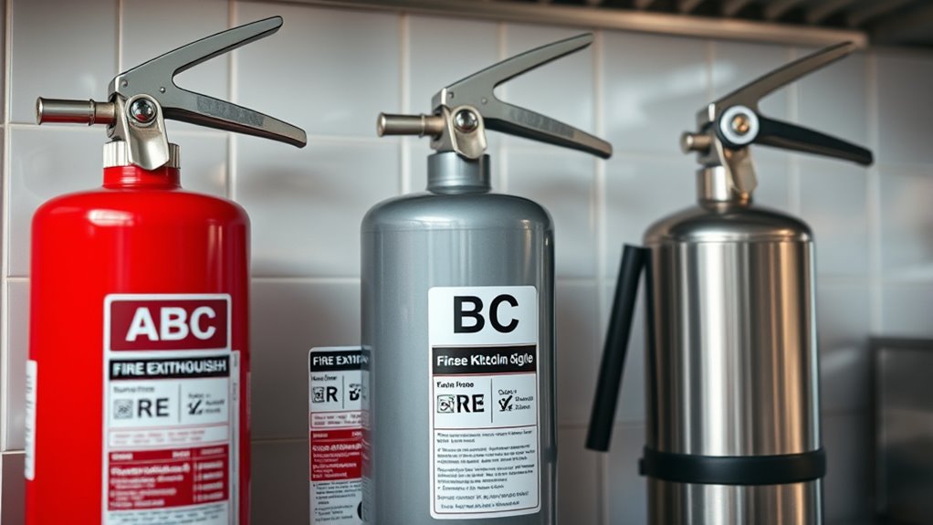 choosing extinguisher types properly