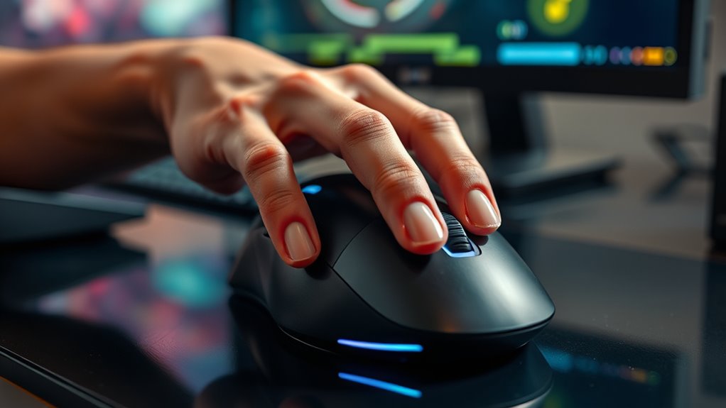 claw grip enhances gaming performance