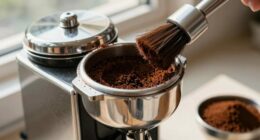 clean coffee grinder thoroughly