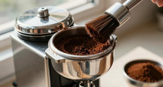 clean coffee grinder thoroughly