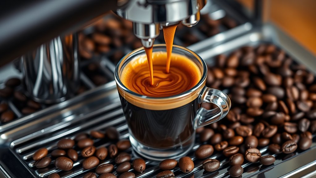 coffee beans influence extraction timing