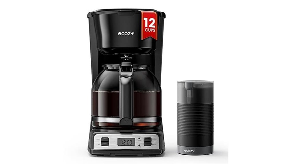 coffee maker with grinder