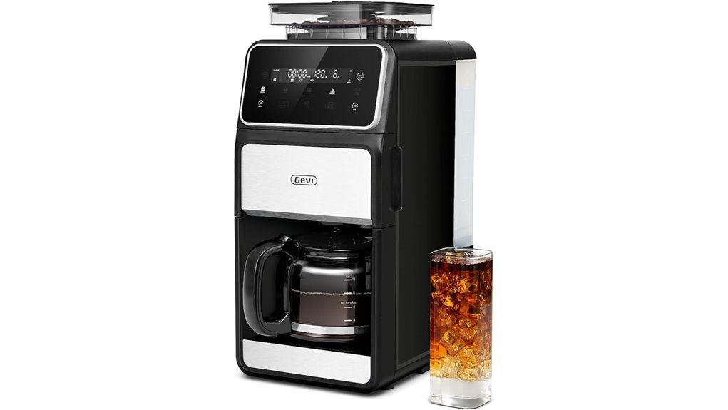 coffee maker with grinder