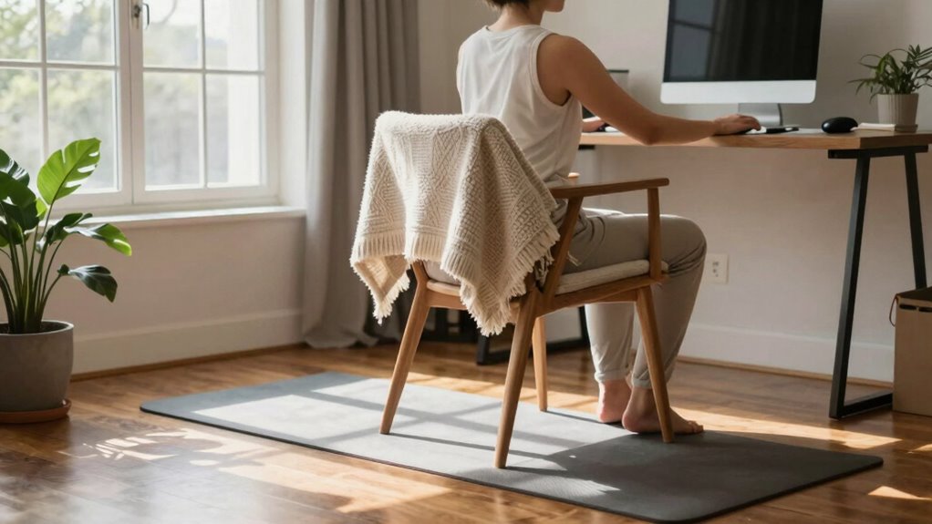 comfortable sitting routine tips
