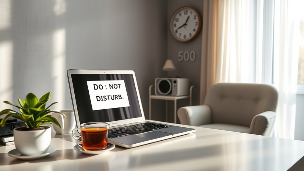 communicate clear professional boundaries