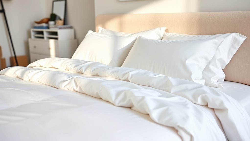 compare bedding material qualities