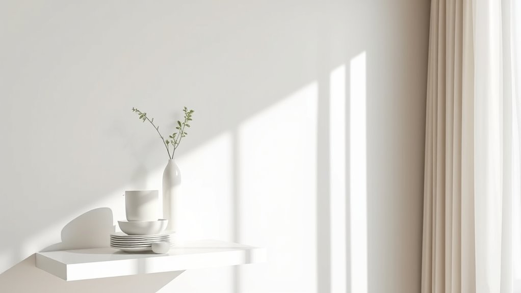 consistent decluttering and routine