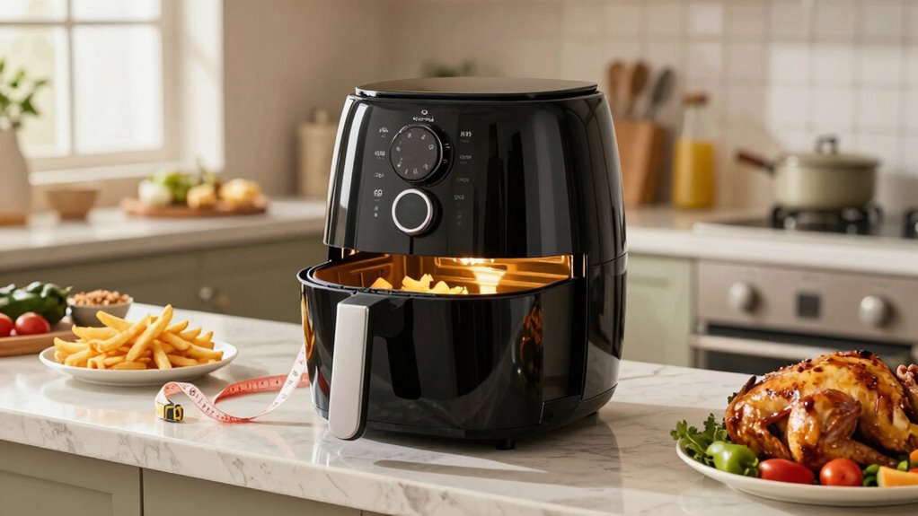 cooking capacity and space