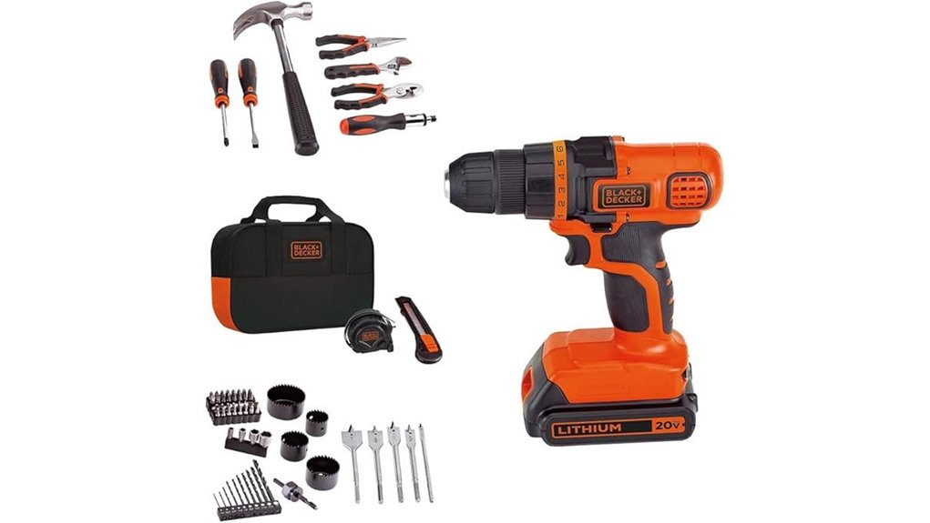 cordless drill tool kit