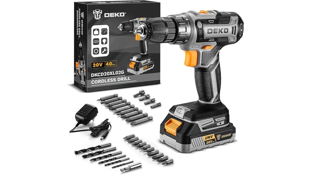 cordless power drill set