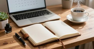 create a concise weekly plan