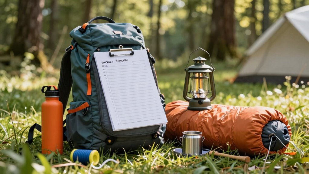 customize your camping checklist