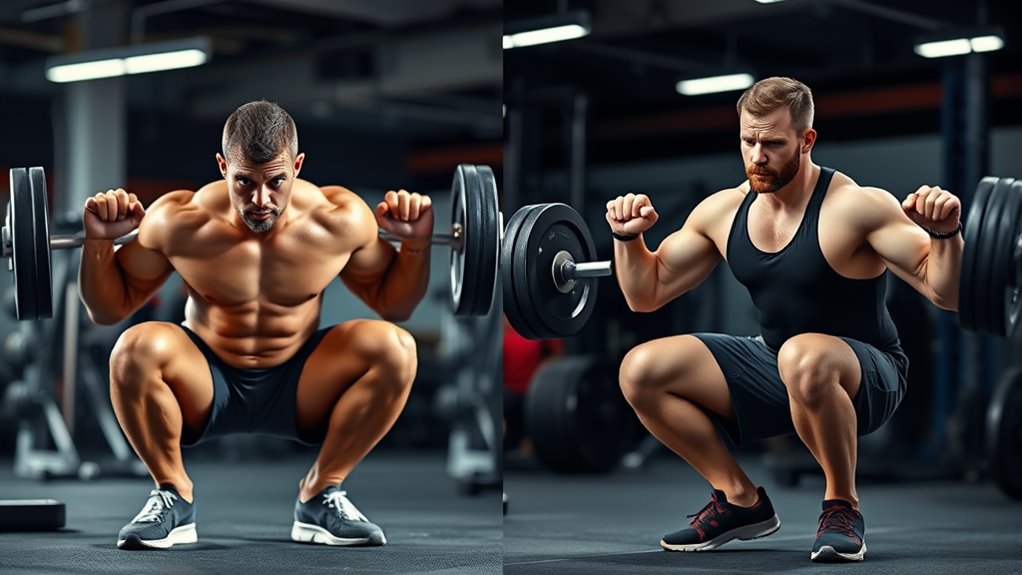 deep vs partial squatting benefits
