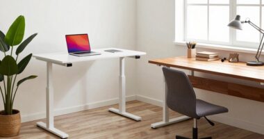desk ergonomics and functionality