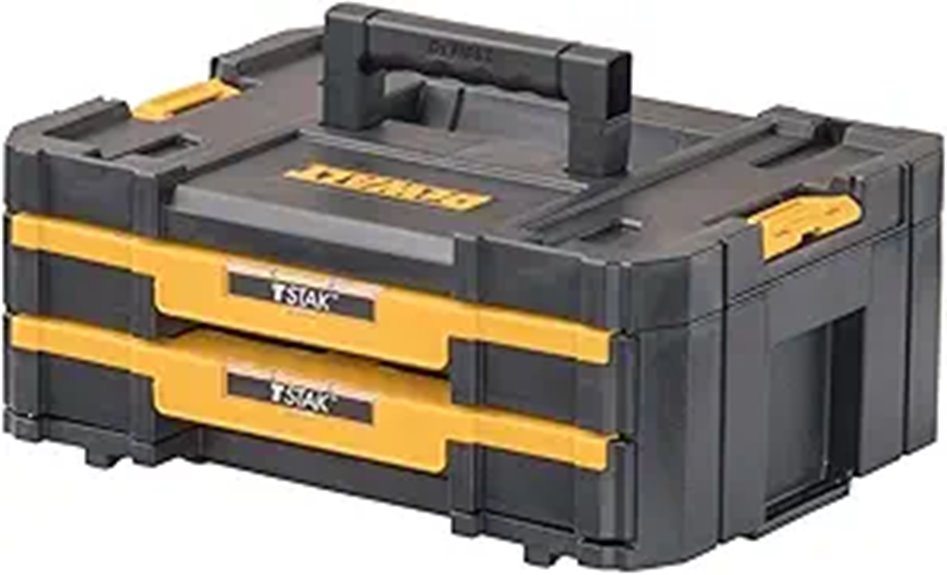 dewalt tstak organizer drawers