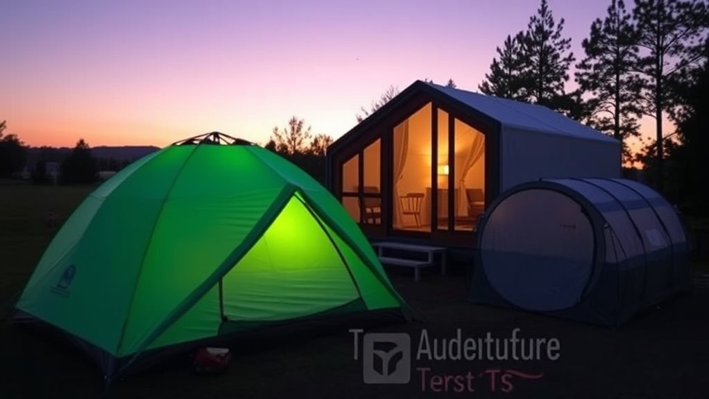 dome tents stability and comfort