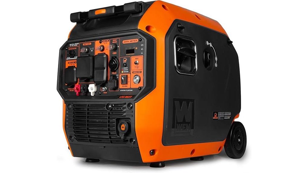 dual fuel portable generator