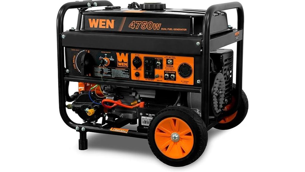 dual fuel portable generator