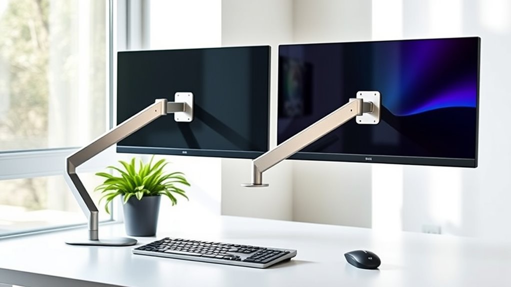 dual monitor mount considerations
