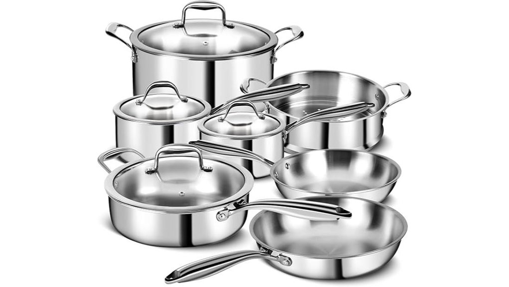 durable stainless steel cookware
