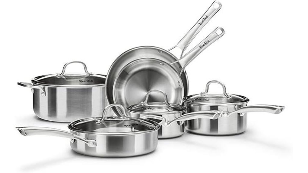 durable stainless steel cookware