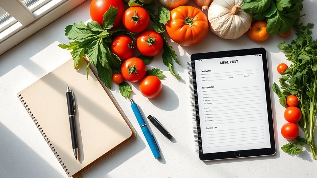 efficient grocery list organization