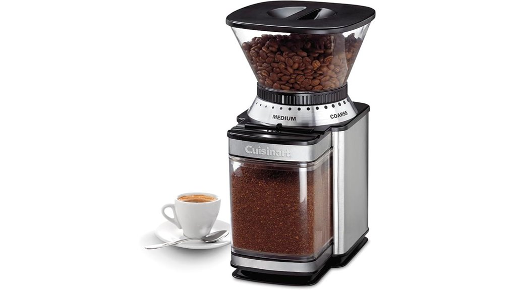 electric burr coffee grinder