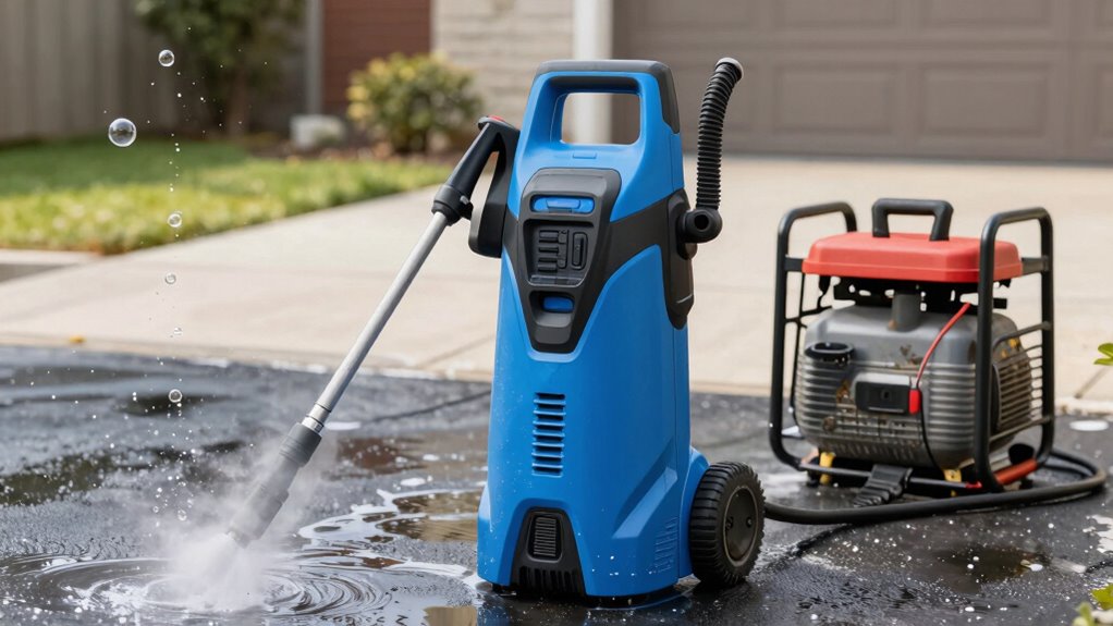 electric vs gas pressure washers