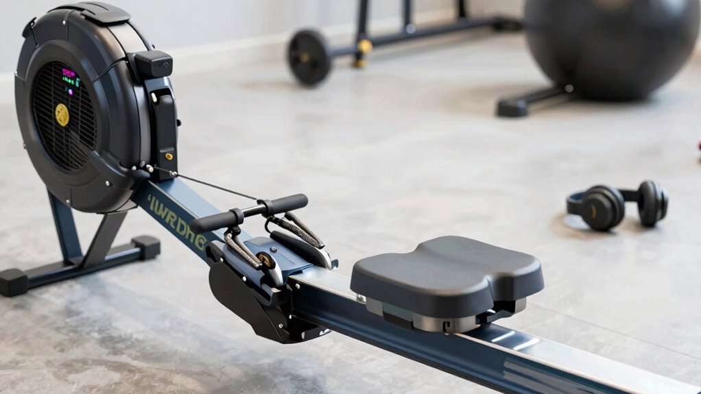 enhanced rowing machine features