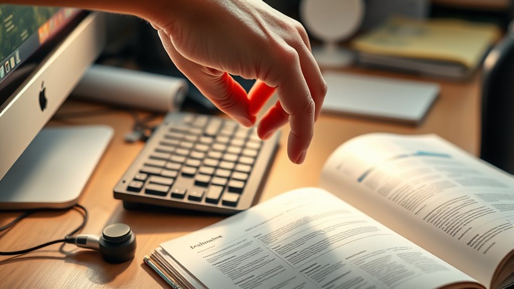 ergonomic keyboard positioning benefits